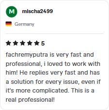 Client praising custom WordPress development service