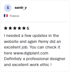 Client testimonial for professional WordPress website